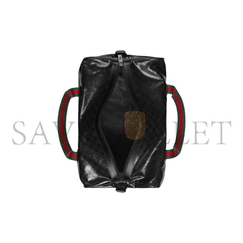 GUCCI MEDIUM DUFFLE BAG WITH WEB 758664 (45.5*29*27cm)